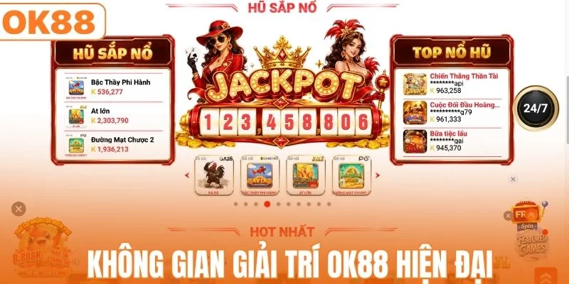 Một chạm mở ra không gian giải trí OK88 hiện đại